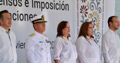 Rocío Nahle en la Conmemoración del Día de la Armada de México